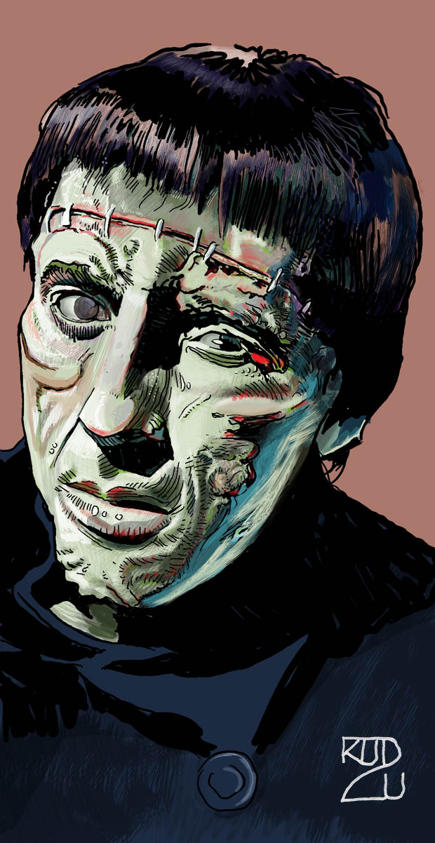 Christopher Lee Horror of Frankenstein Color